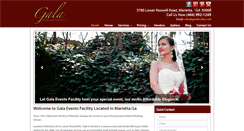 Desktop Screenshot of galafacility.com